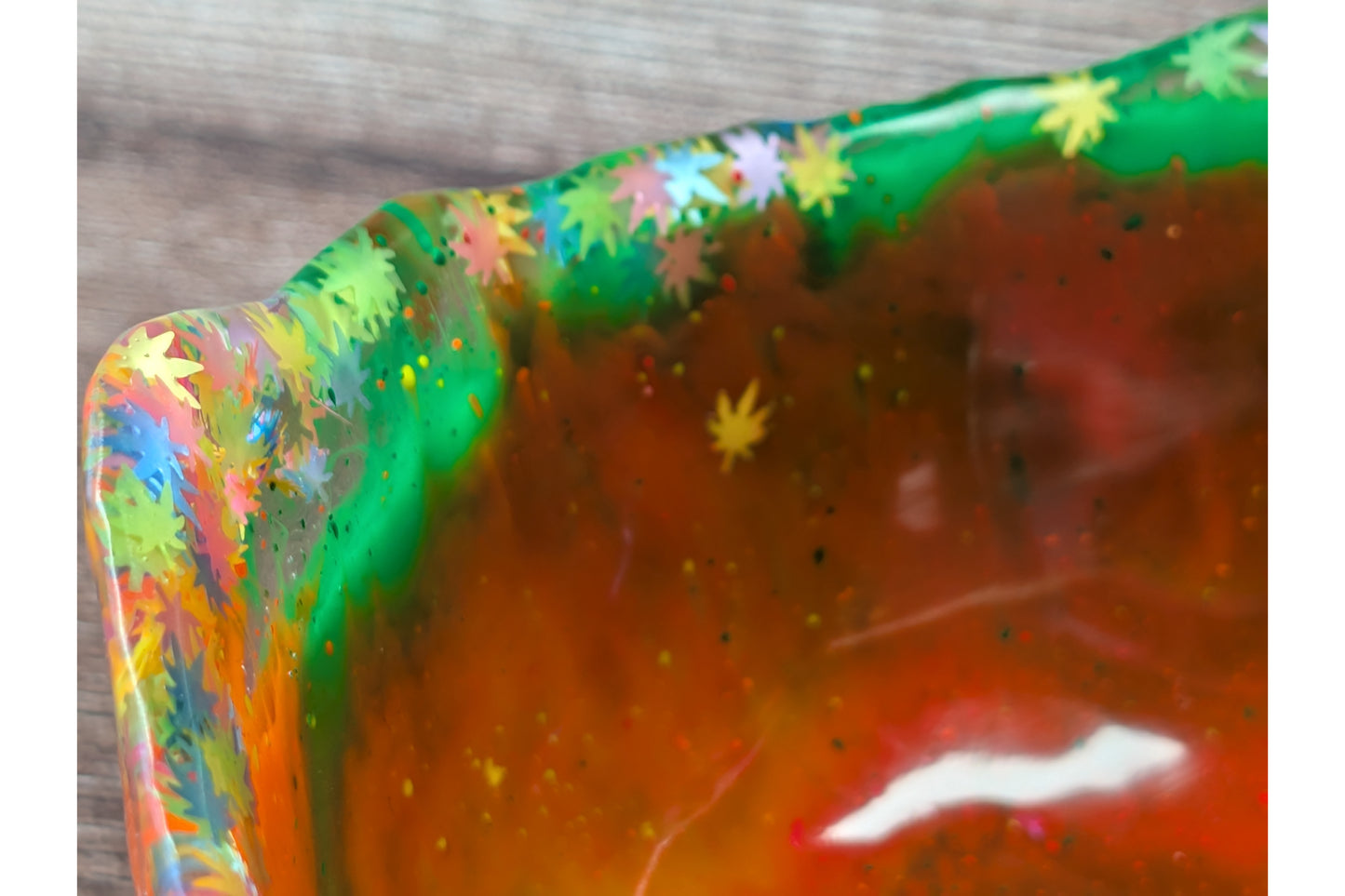 Fiesta Textured Resin Bowl – Hand-crafted one-off