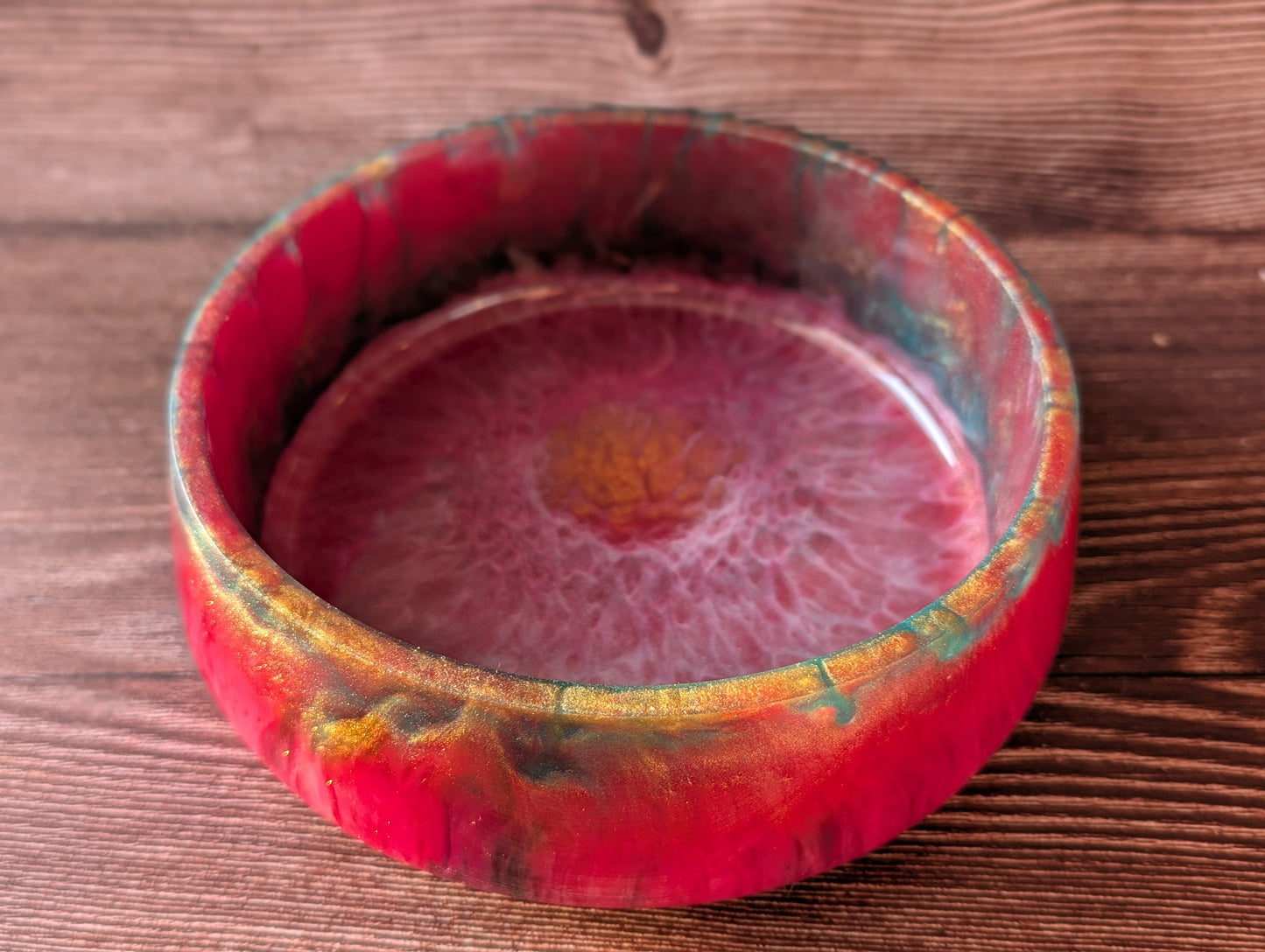 Dragonfruit Bloom Resin Bowl