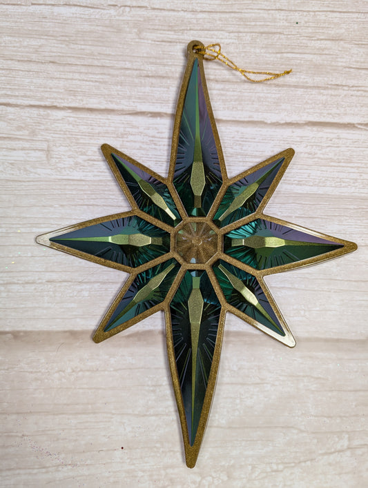 Handmade Chameleon Star Ornament – Celtic Relic