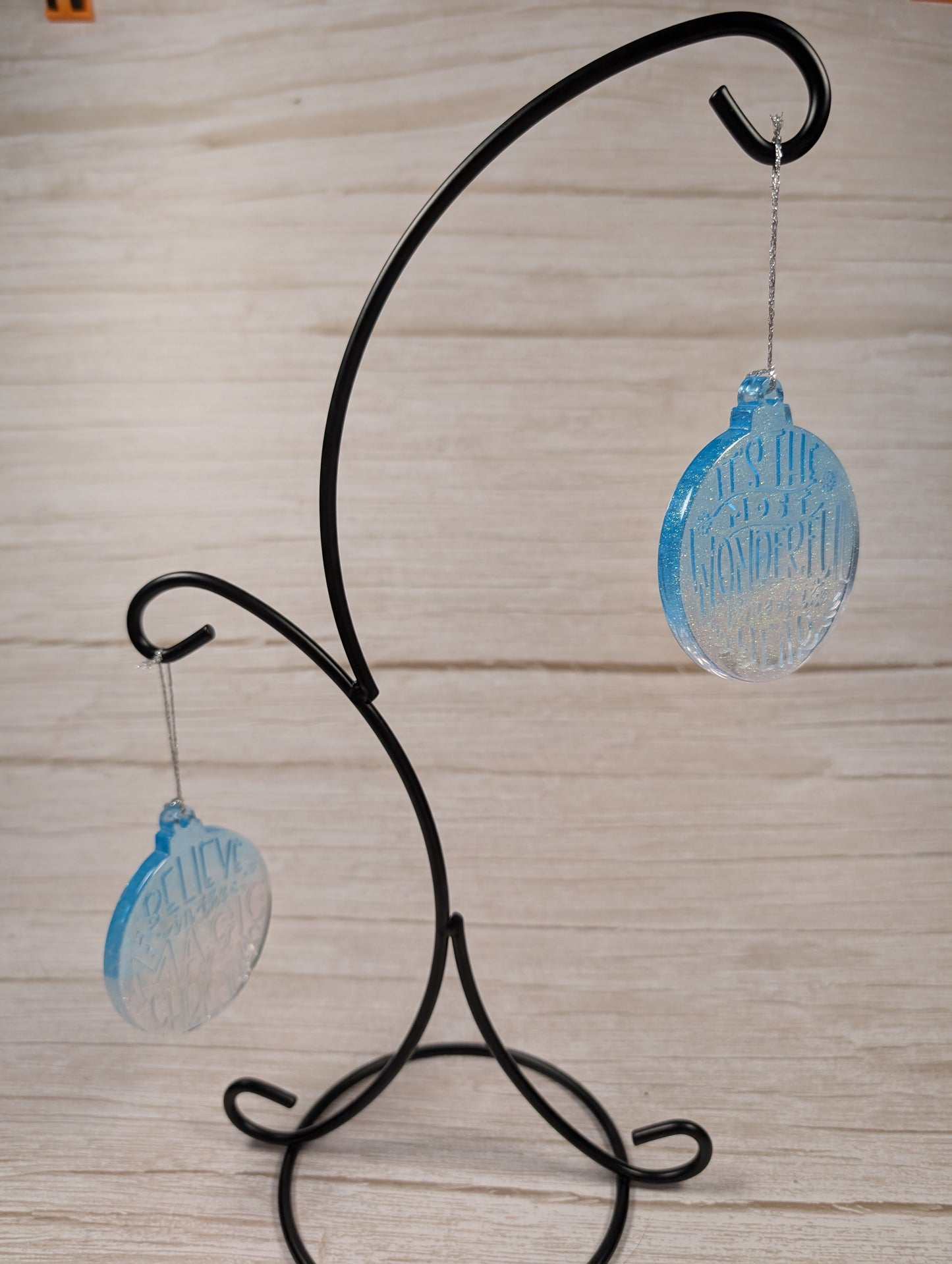 Handmade Resin Bauble Ornaments