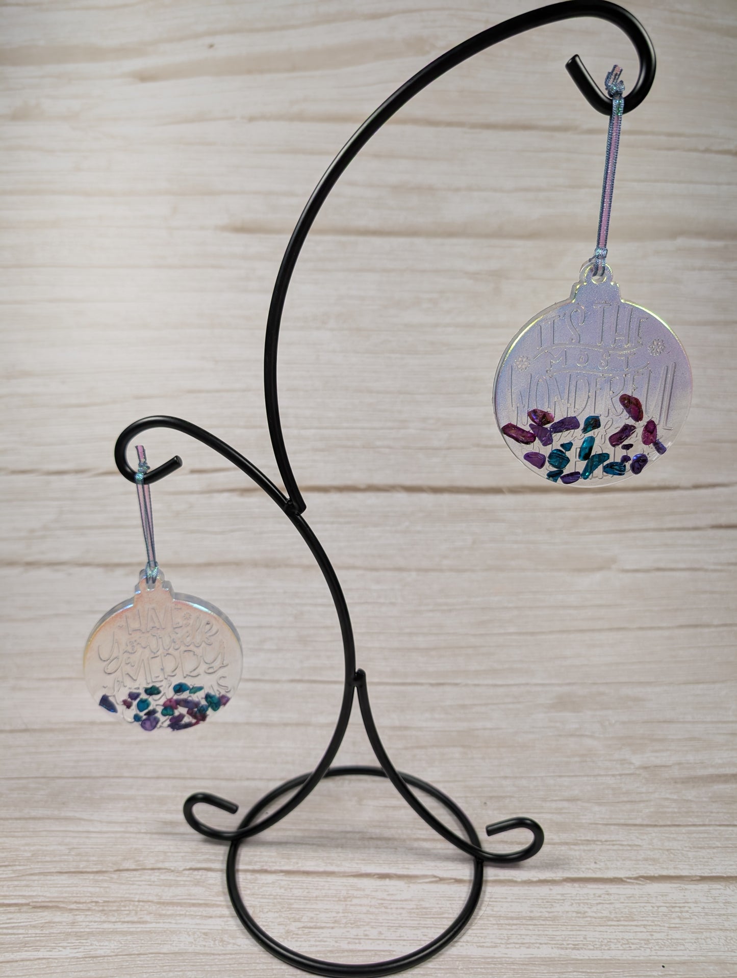 Handmade Resin Bauble Ornaments