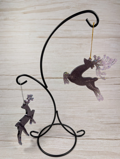 Handmade Resin Reindeer Christmas Ornaments
