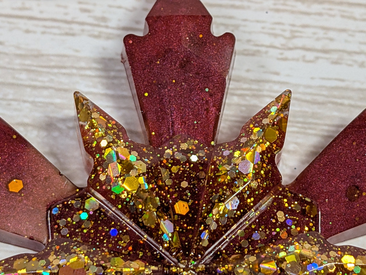 Handmade Resin Snowflake Ornament - Classic