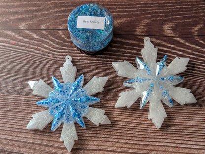 Handmade Resin Snowflake Ornament - Beal Feirste