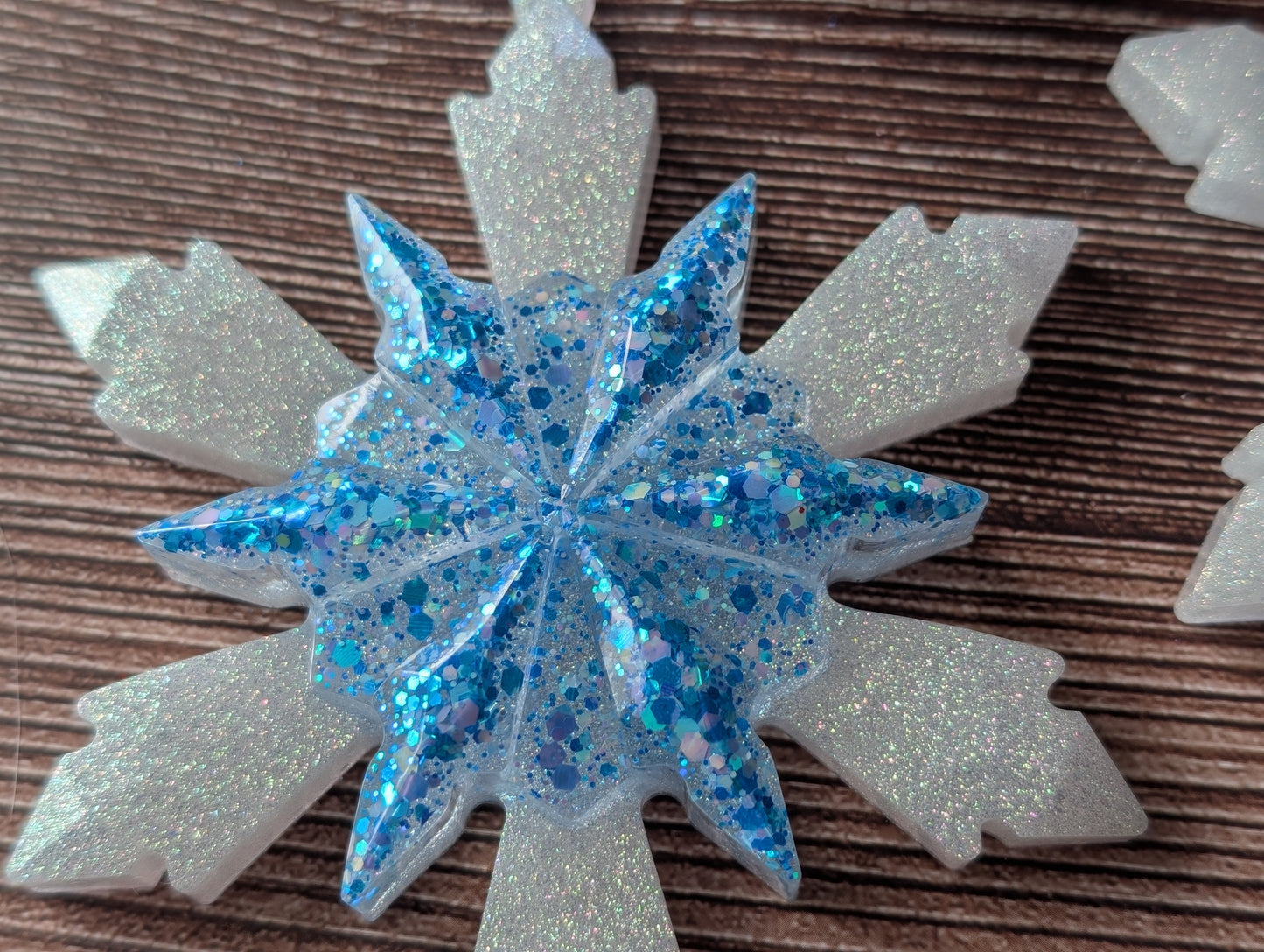 Handmade Resin Snowflake Ornament - Beal Feirste