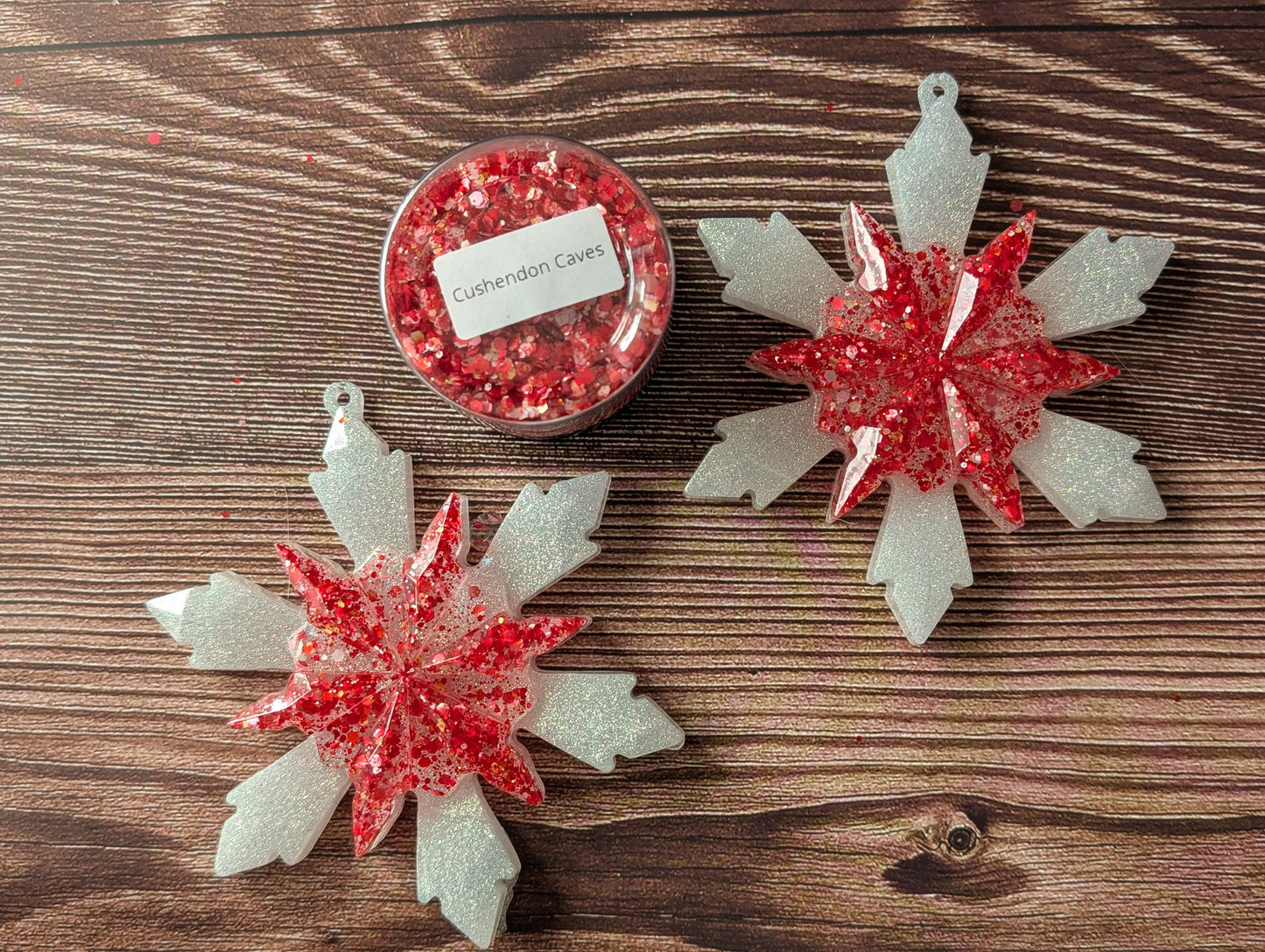 Handmade Resin Snowflake Ornament - Cushendun Caves