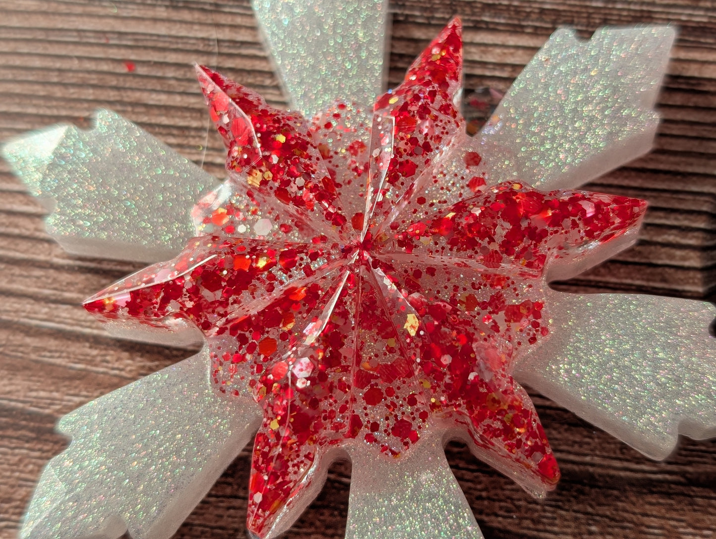 Handmade Resin Snowflake Ornament - Cushendun Caves