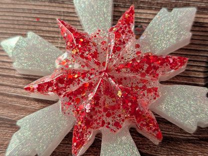 Handmade Resin Snowflake Ornament - Cushendun Caves