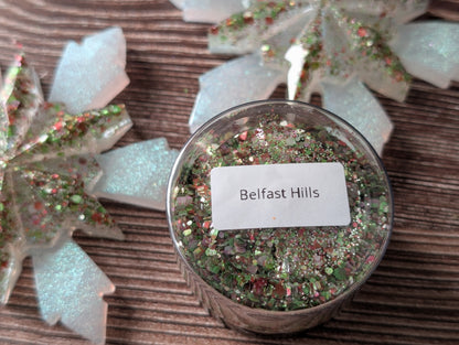 Handmade Resin Snowflake Ornament - Belfast Hills