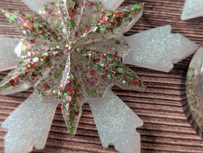 Handmade Resin Snowflake Ornament - Belfast Hills
