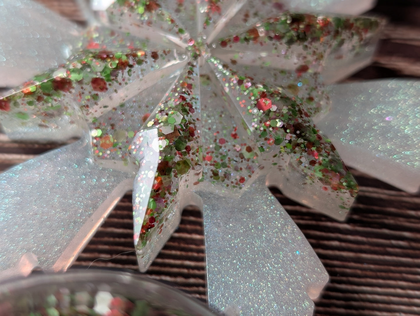 Handmade Resin Snowflake Ornament - Belfast Hills