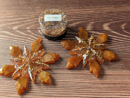 Handmade Resin Snowflake Ornament - Dark Hedges