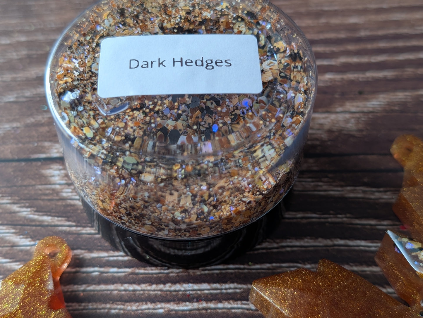 Handmade Resin Snowflake Ornament - Dark Hedges