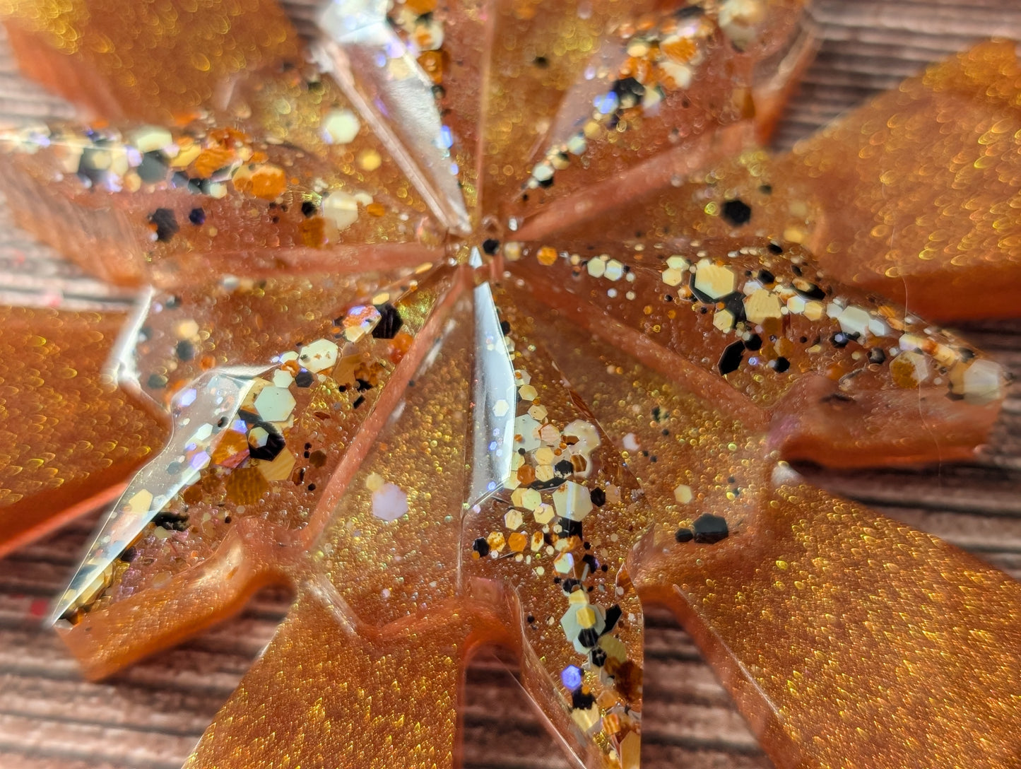 Handmade Resin Snowflake Ornament - Dark Hedges