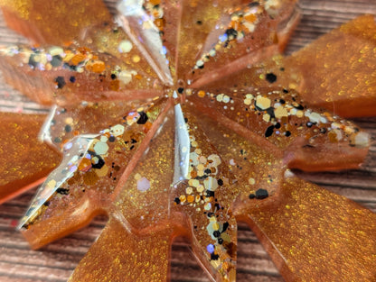 Handmade Resin Snowflake Ornament - Dark Hedges