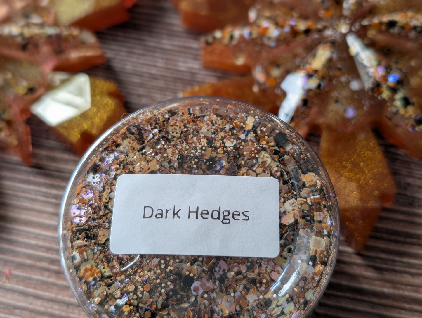 Handmade Resin Snowflake Ornament - Dark Hedges