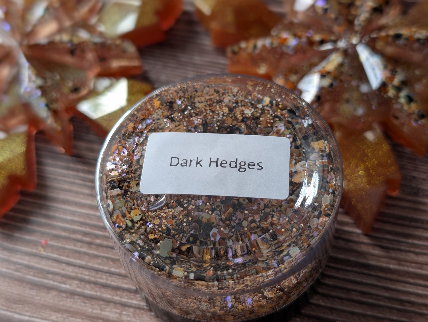 Handmade Resin Snowflake Ornament - Dark Hedges