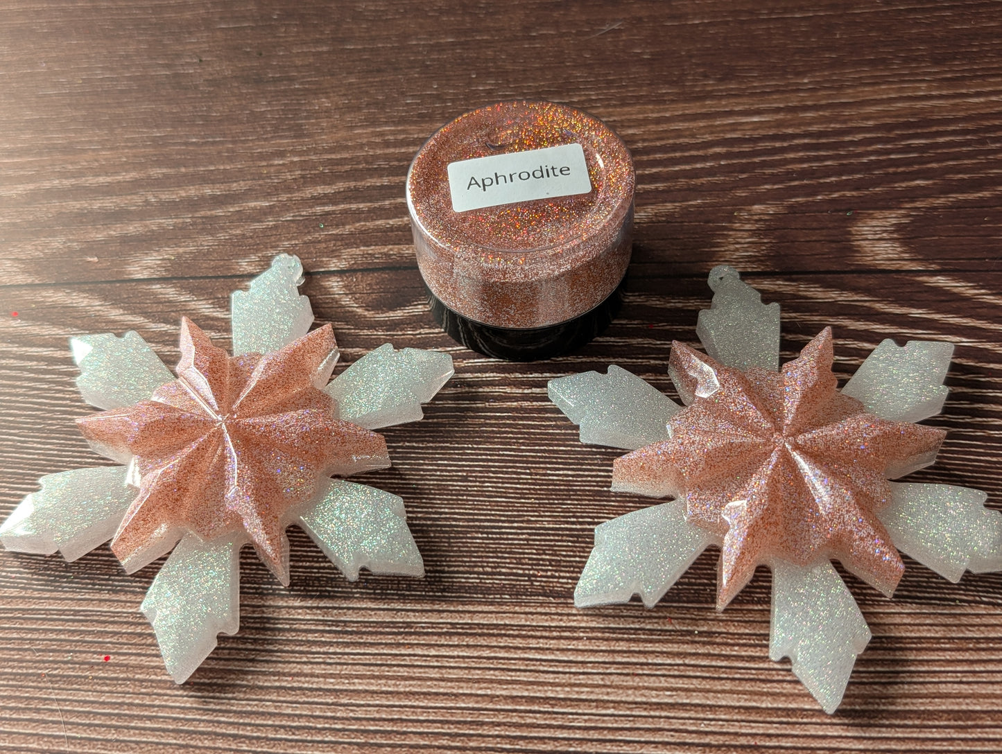 Handmade Resin Snowflake Ornament - Aphrodite
