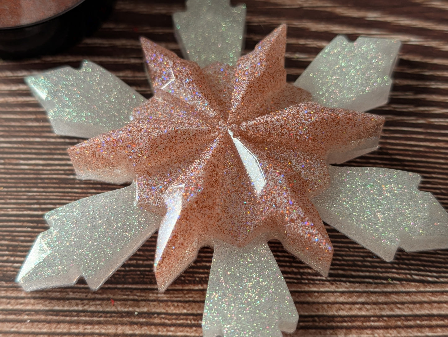 Handmade Resin Snowflake Ornament - Aphrodite