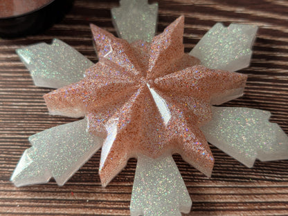 Handmade Resin Snowflake Ornament - Aphrodite