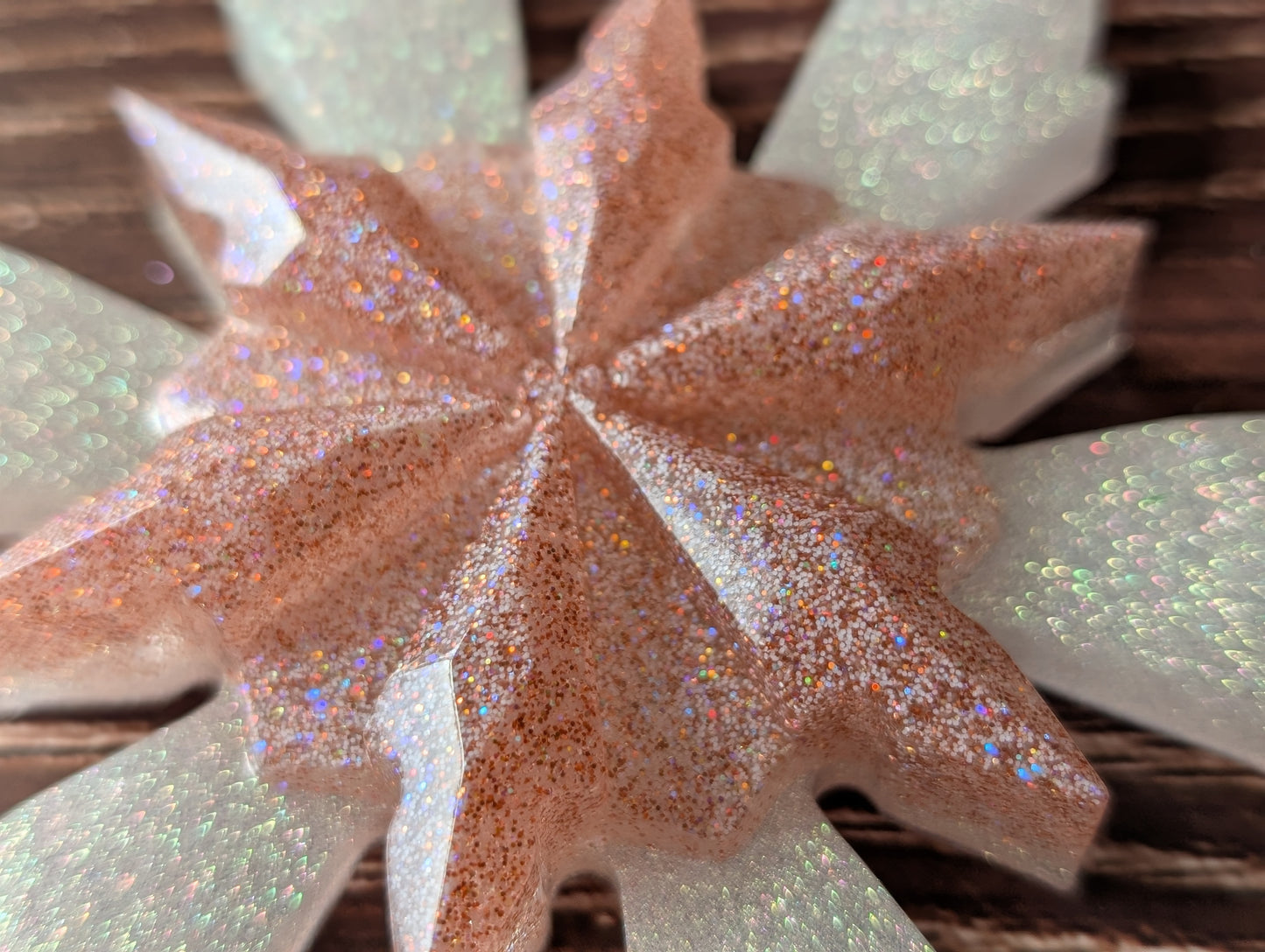 Handmade Resin Snowflake Ornament - Aphrodite