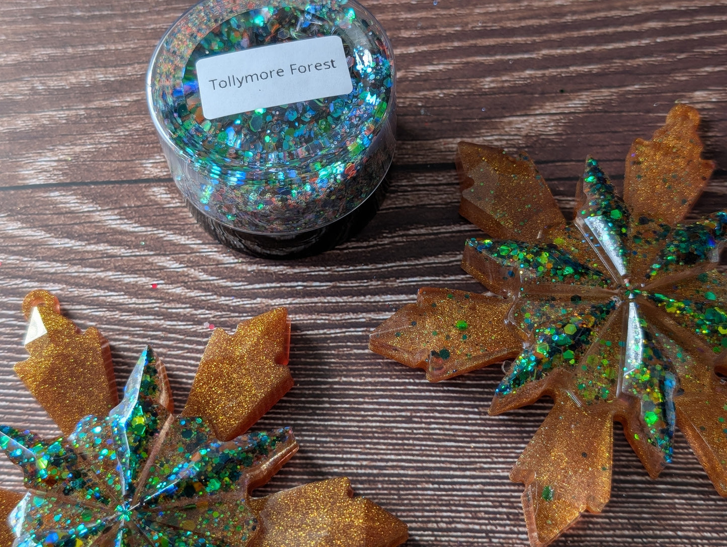 Handmade Resin Snowflake Ornament - Tollymore Forest