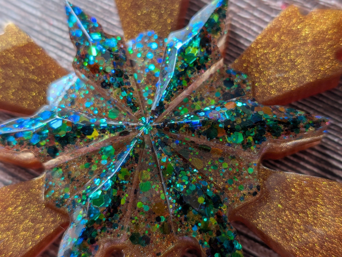 Handmade Resin Snowflake Ornament - Tollymore Forest