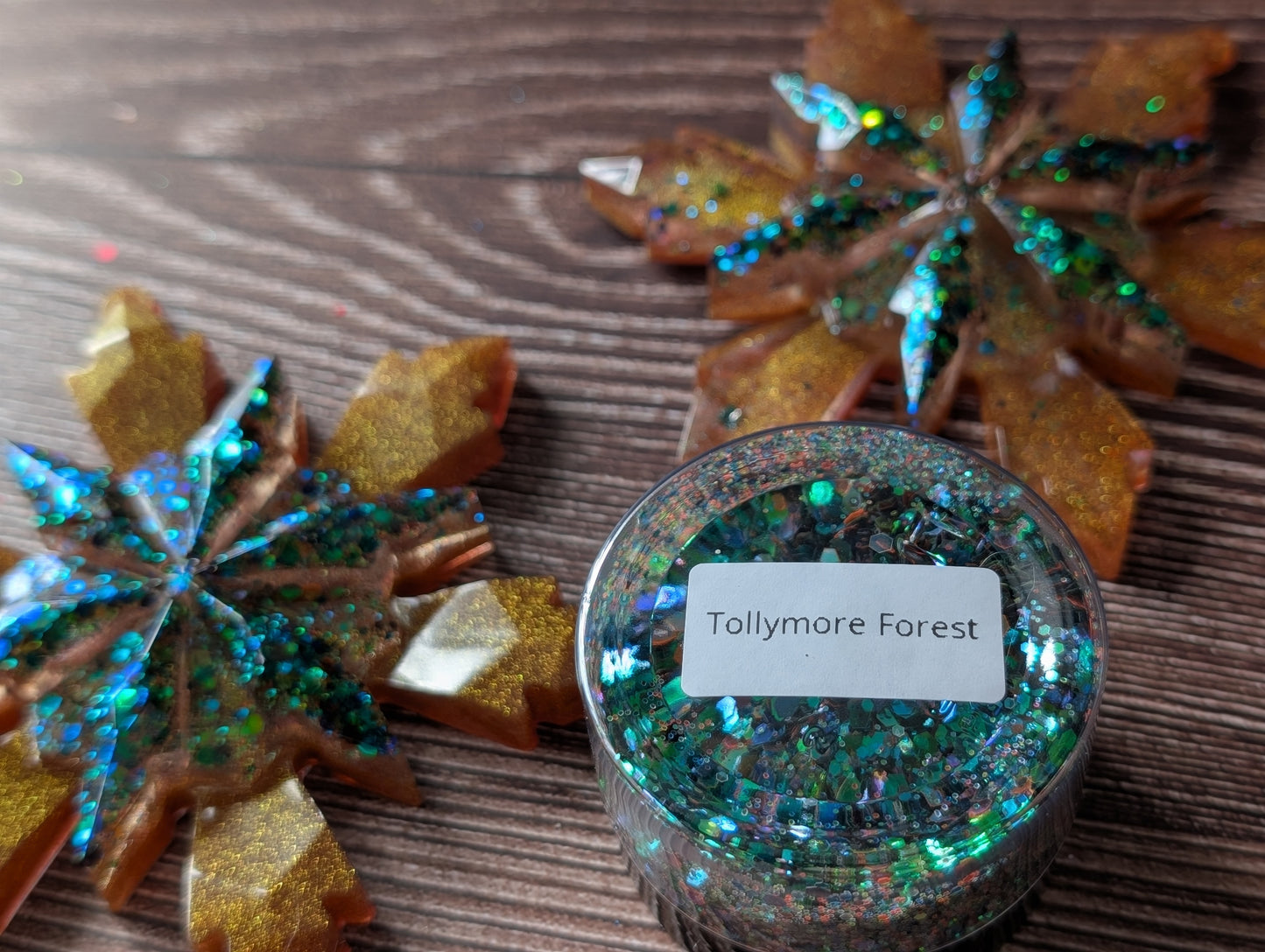 Handmade Resin Snowflake Ornament - Tollymore Forest