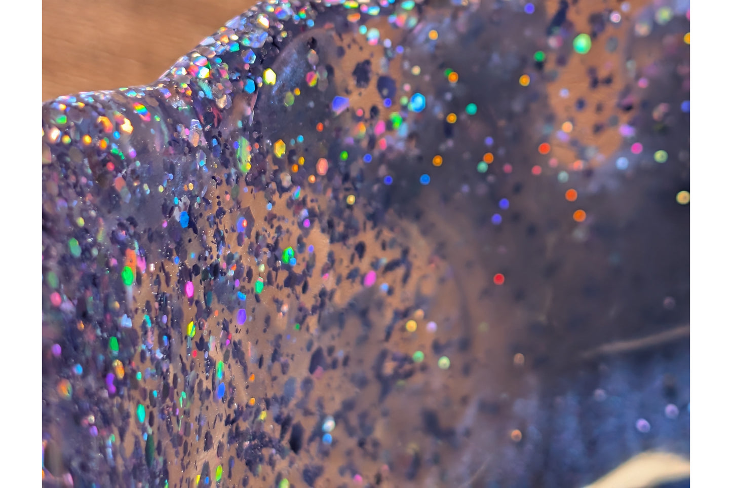 Cornflower Blue Textured Resin Bowl