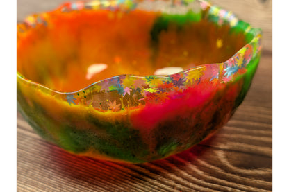 Fiesta Textured Resin Bowl – Hand-crafted one-off