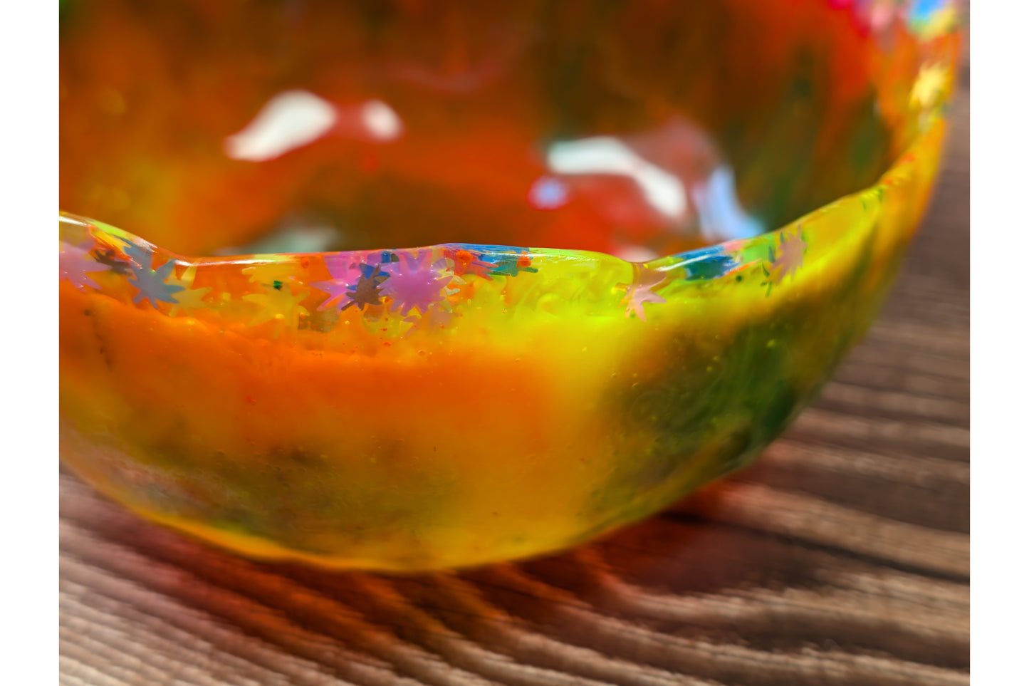 Fiesta Textured Resin Bowl – Hand-crafted one-off