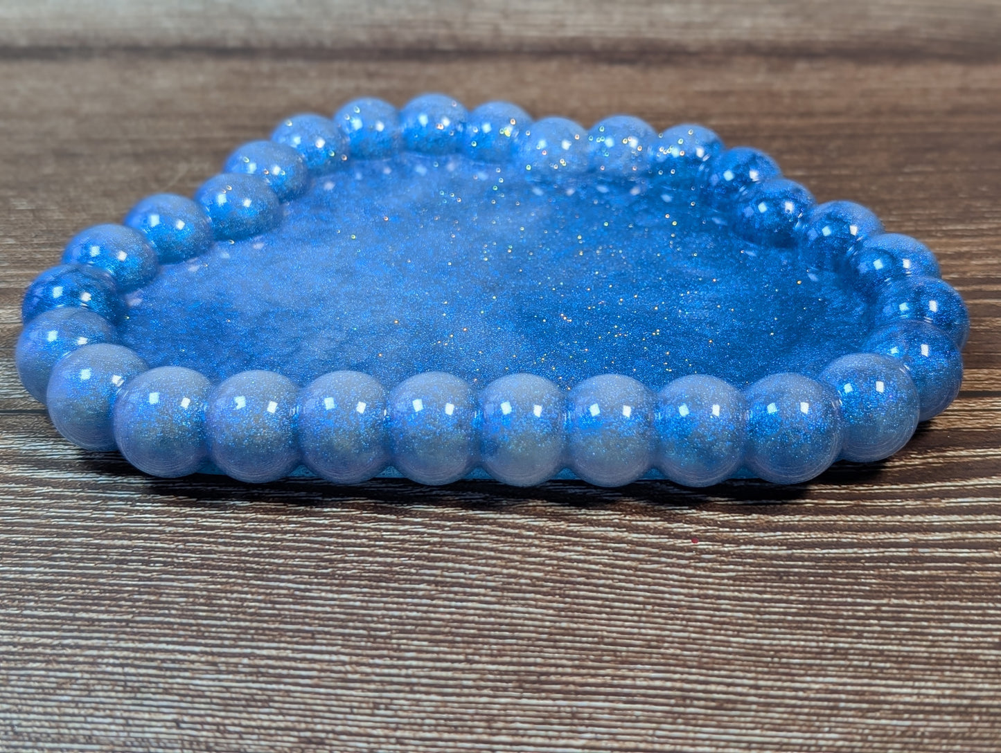 Cloud Resin Bubble Tray in Sky Blue