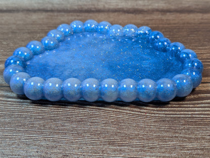 Cloud Resin Bubble Tray in Sky Blue