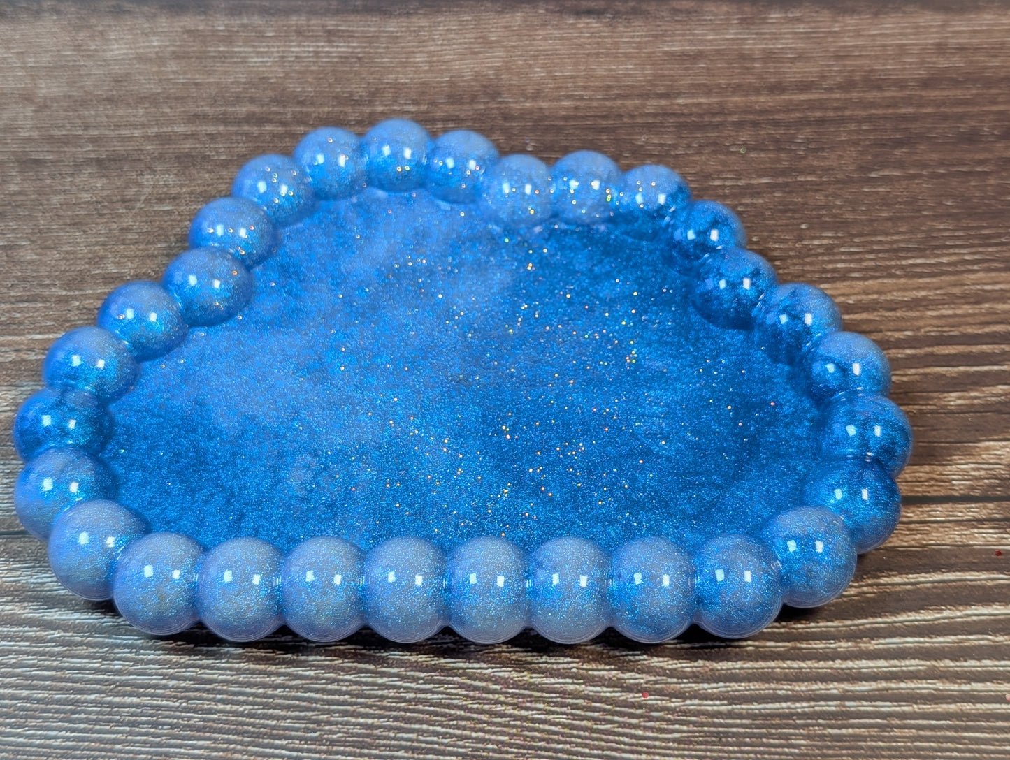 Cloud Resin Bubble Tray in Sky Blue