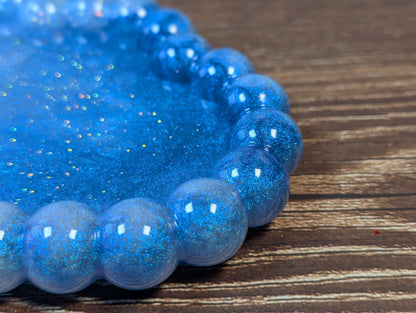 Cloud Resin Bubble Tray in Sky Blue