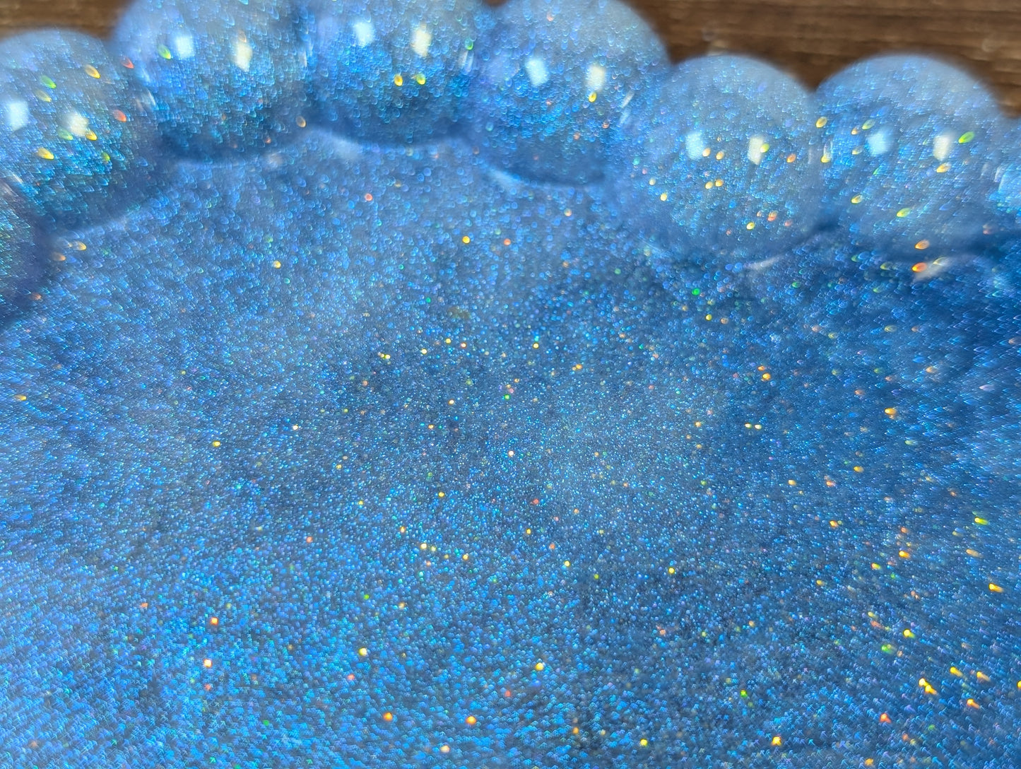 Cloud Resin Bubble Tray in Sky Blue