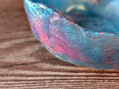 Cosmic Butterfly Resin Bowl