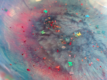 Cosmic Butterfly Resin Bowl