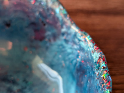 Cosmic Butterfly Resin Bowl