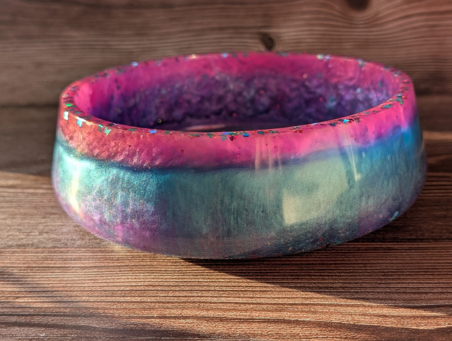 Candy Aurora Resin Bowl