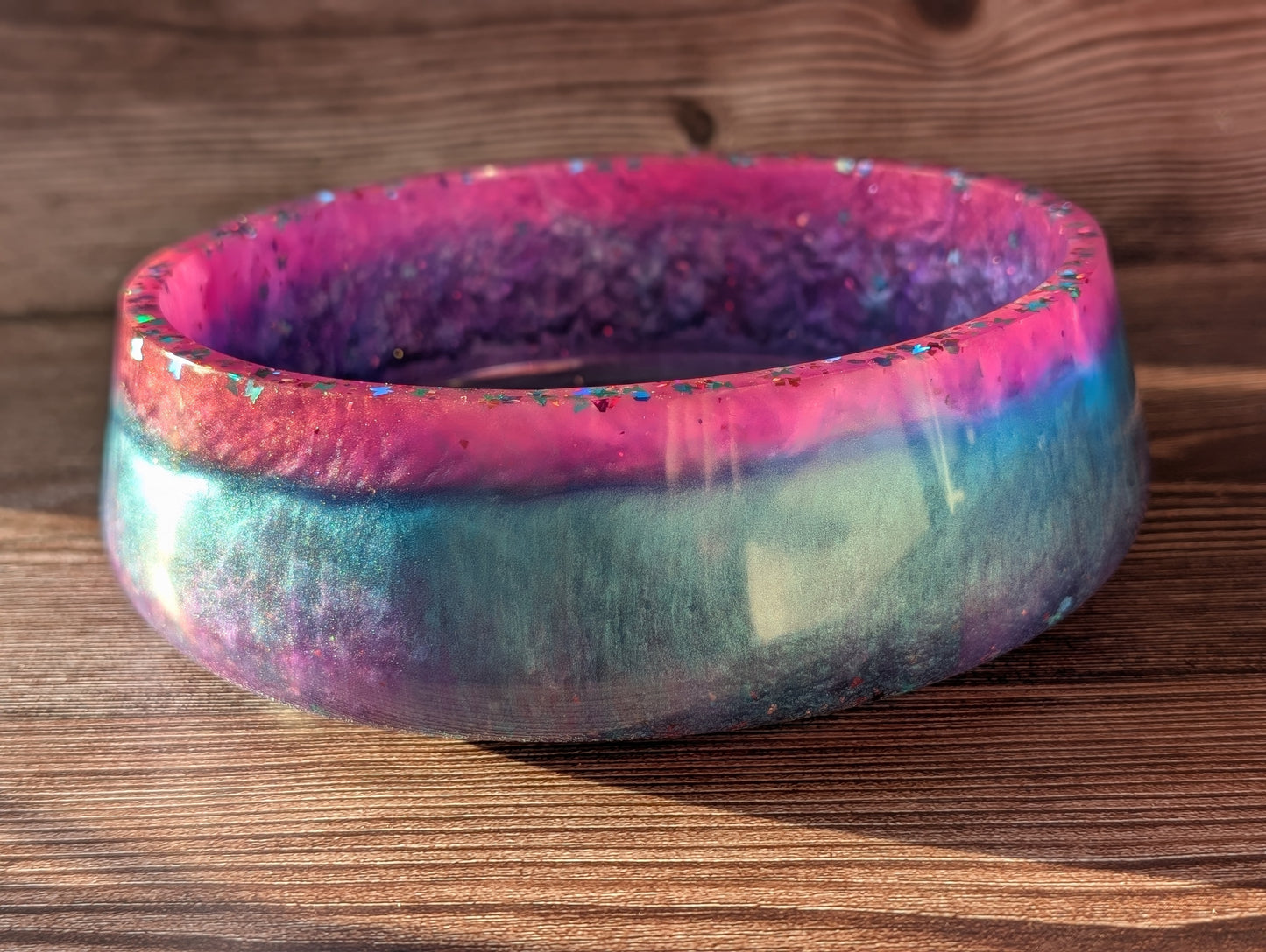 Candy Aurora Resin Bowl