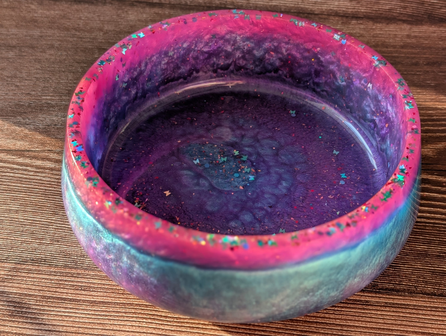 Candy Aurora Resin Bowl
