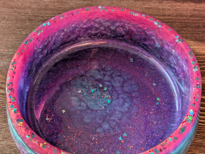Candy Aurora Resin Bowl