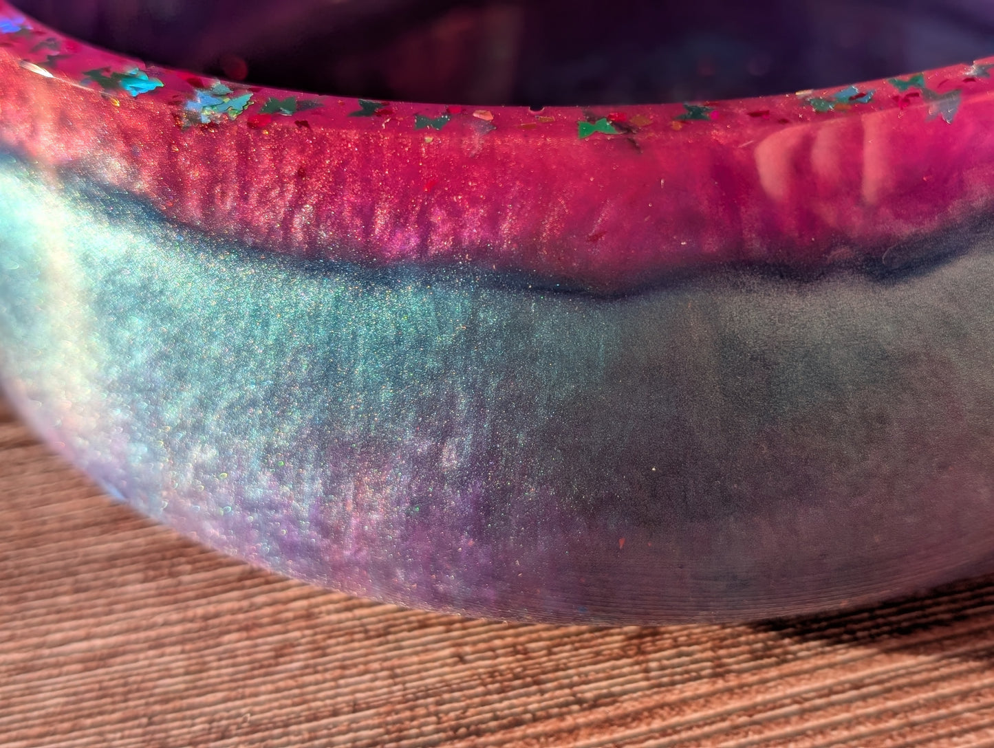 Candy Aurora Resin Bowl