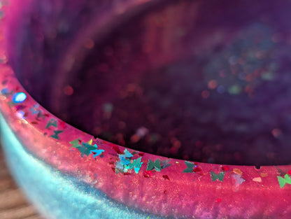 Candy Aurora Resin Bowl