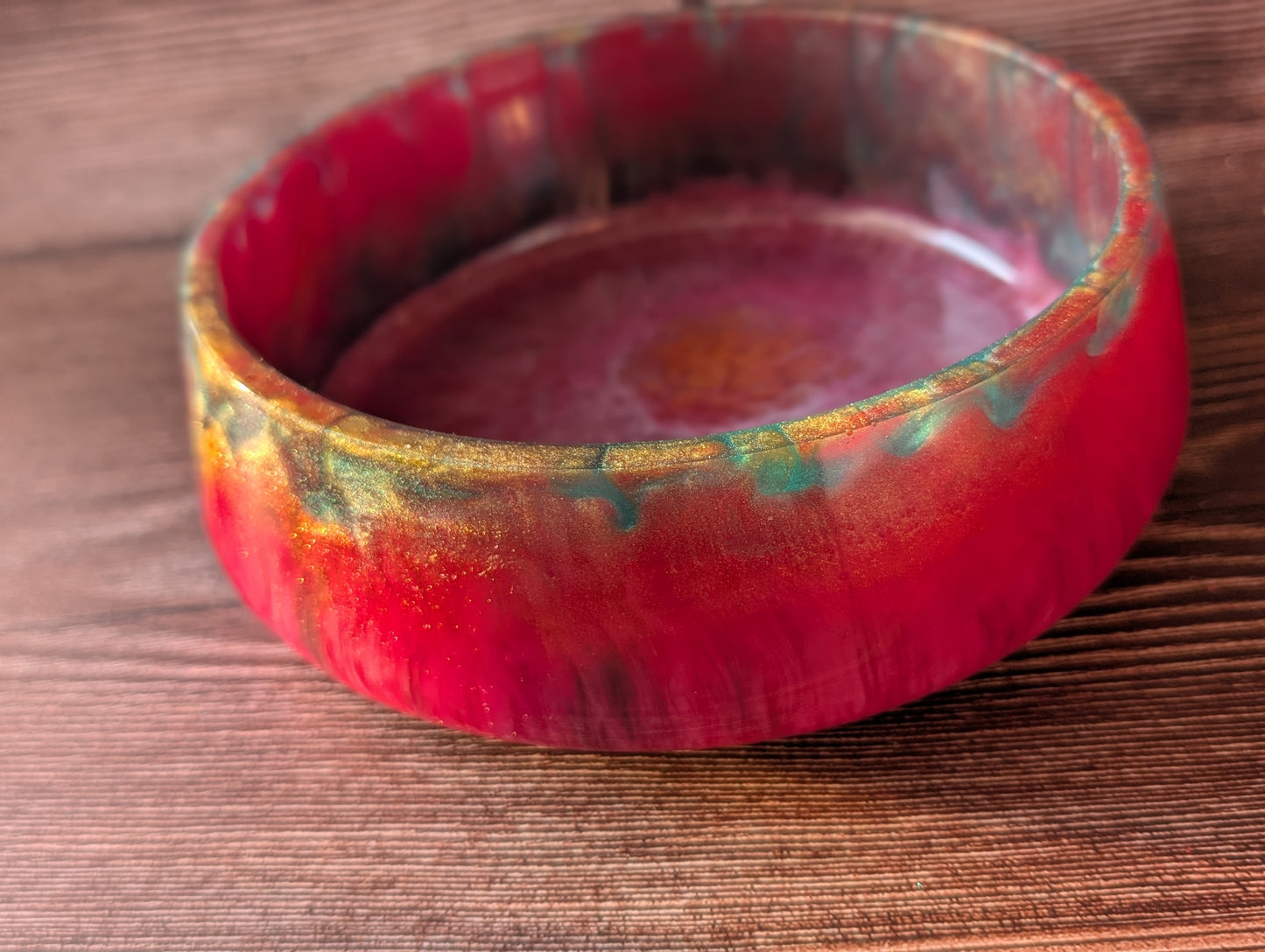 Dragonfruit Bloom Resin Bowl