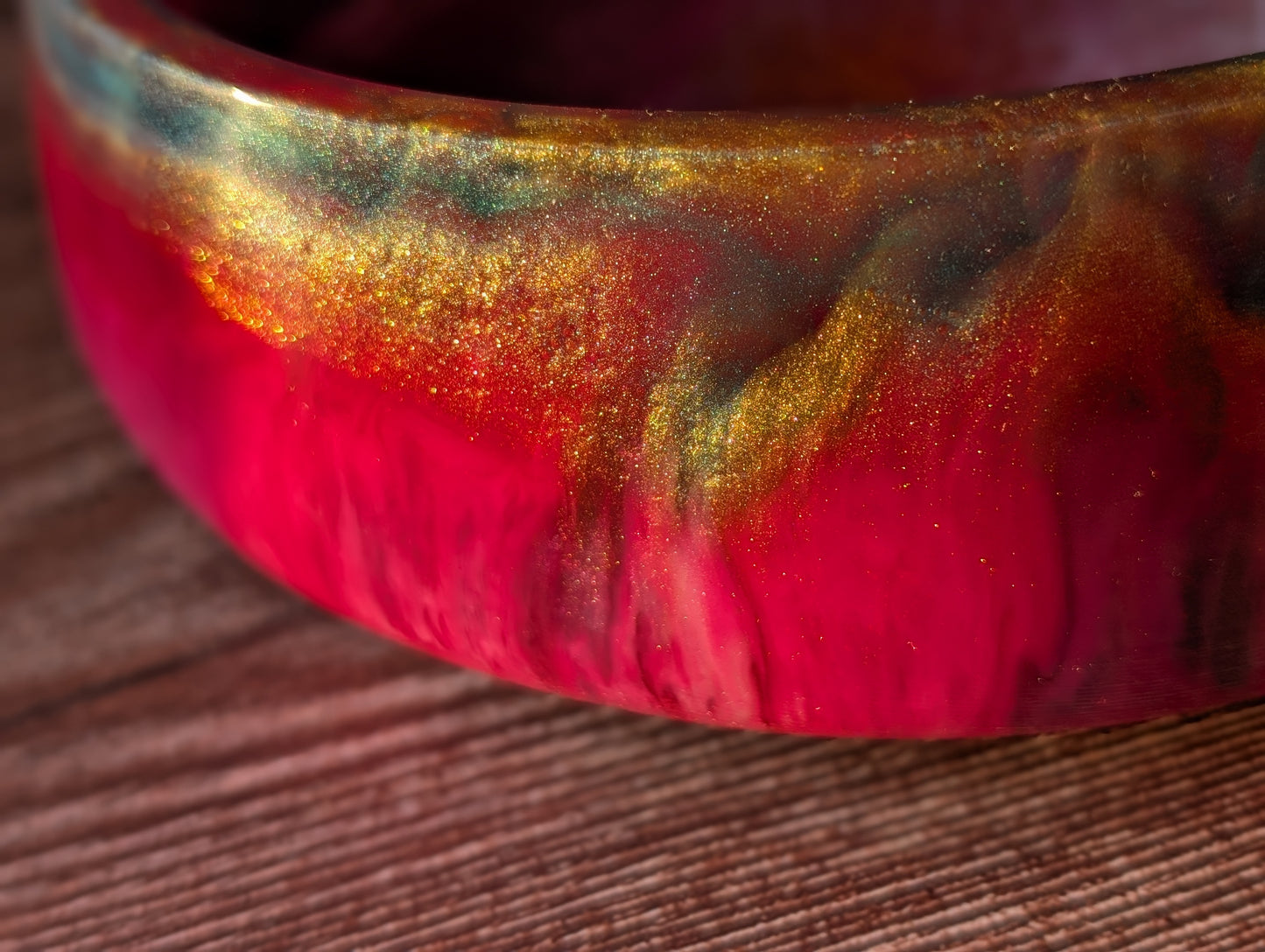 Dragonfruit Bloom Resin Bowl