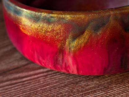 Dragonfruit Bloom Resin Bowl