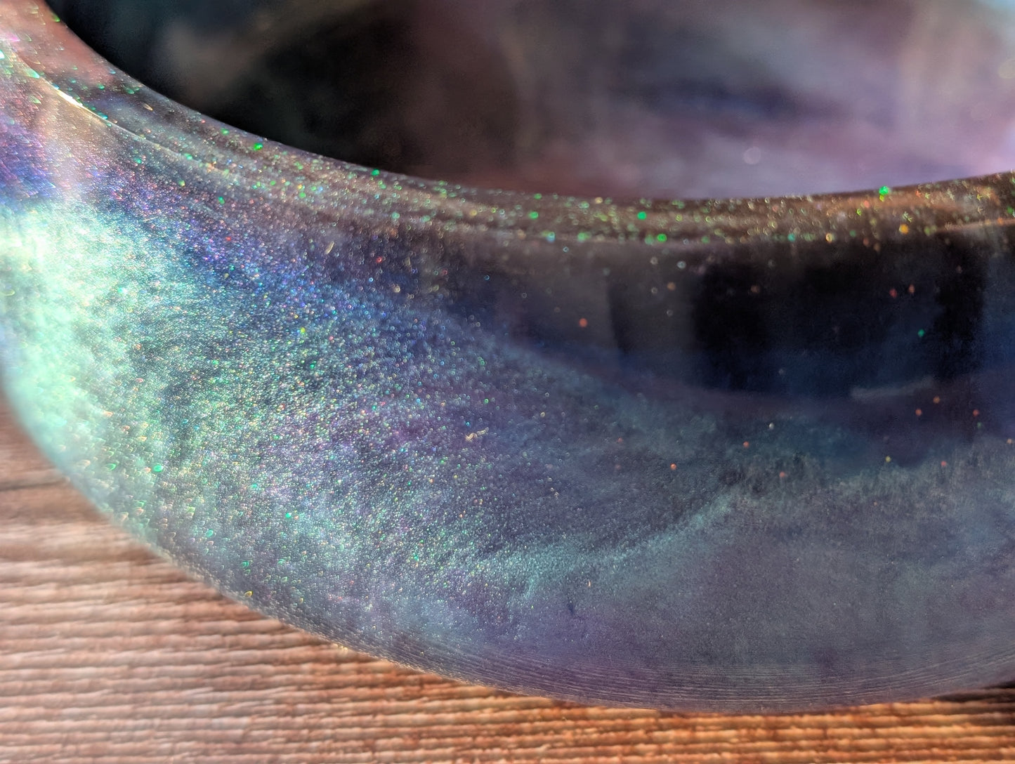 Aurora Borealis Resin Bowl