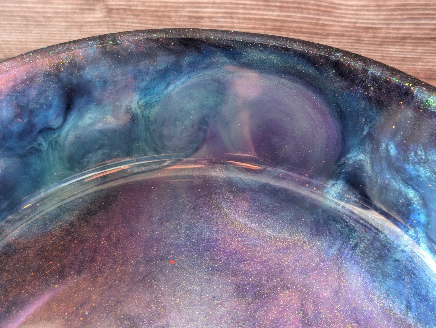 Aurora Borealis Resin Bowl